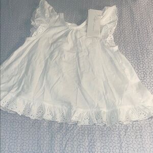 Ralph Lauren White Eyelet Kids Dress